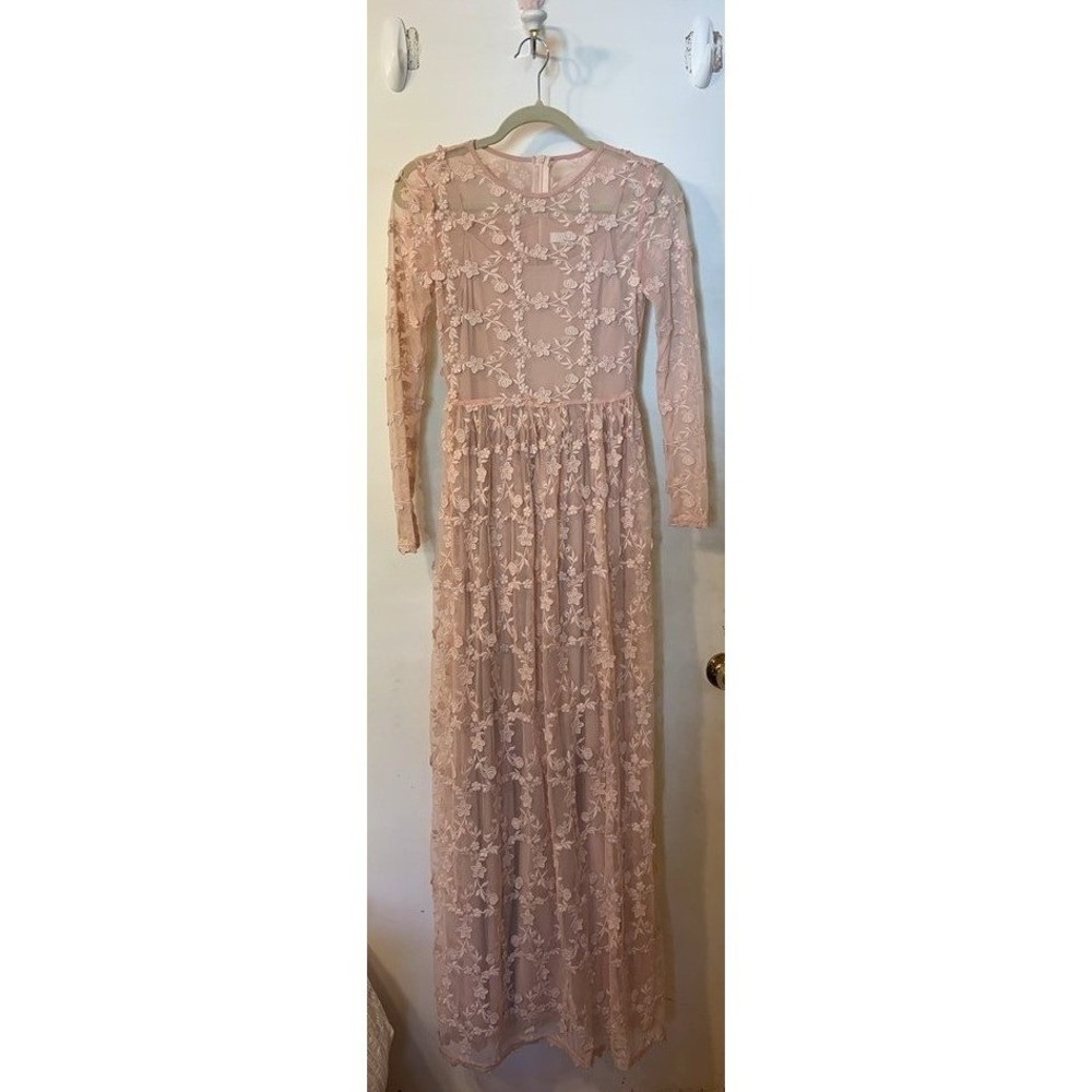 True Decadence Petite Floral Lace Maxi Dress